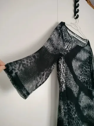 Blusa B&S Estampada Animal Print Talla XXL