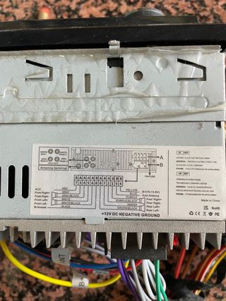 Radio Coche N-1901 Bluetooth USB SD