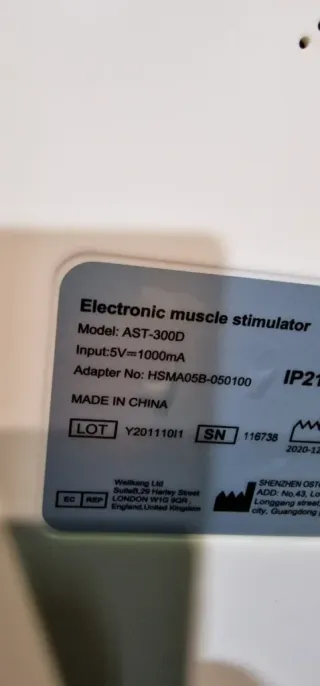 Masajeador Pies TENS+EMS OSITO
