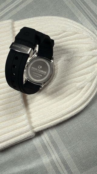 Reloj Time Force Negro y Azul Nuevo