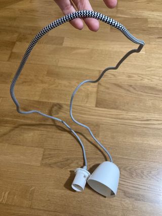 Lámpara Colgante Ikea Tela y Plástico