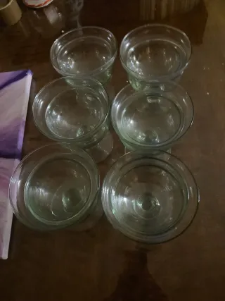 6 Bicchieri da Cocktail Gambas Cristal