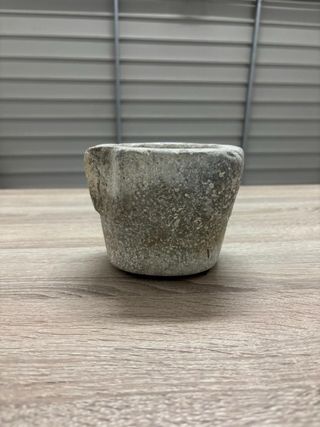 3 morteros antiguos de piedra