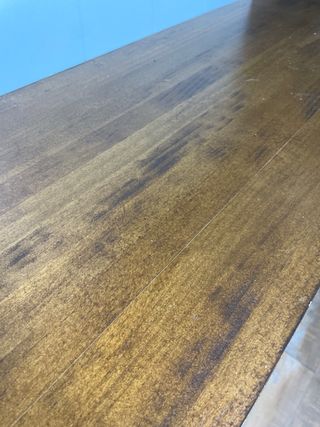 Barra de cocina madera y metal