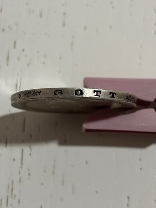 Moneda de plata 5 mark 1888 Wuerttemberg