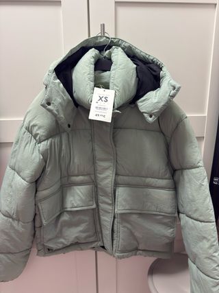 Abrigo verde agua talla XS