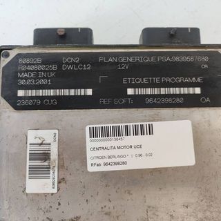 CENTRALITA MOTOR UCE CITROEN BERLINGO (1996-2002) *