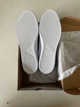 Zapatillas Lacoste Blancas Nuevas