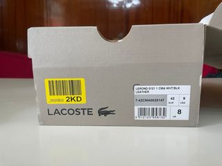 Zapatillas Lacoste Blancas Nuevas
