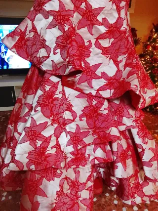 Vestido Gitana Trena Escotado Sin Mangas