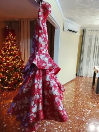Vestido Gitana Trena Escotado Sin Mangas