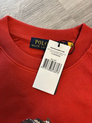 Camisola Polo Ralph Lauren Urso Vermelha Mulher