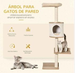 Árbol para Gatos de Pared 38x30x149 cm