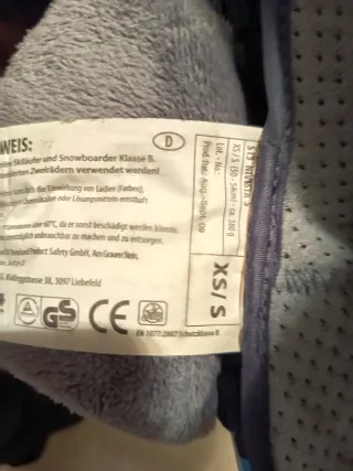 Casco de esquí azul para niño