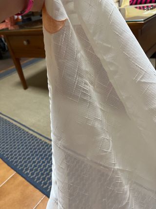 Cortinas Visillos color marfil