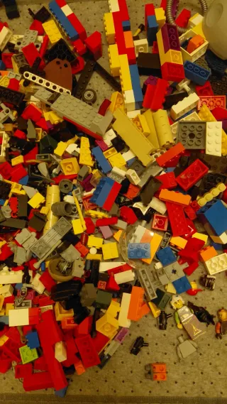 Lote de piezas Lego variadas