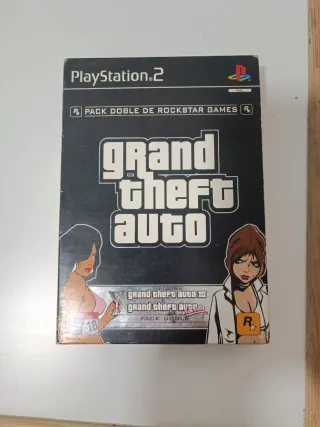 Pack Doble GTA PS2 Rockstar Games