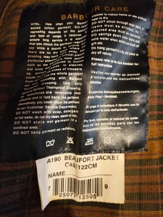 Chaqueta Barbour Beaufort Marrón