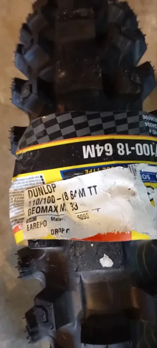 Neumático Dunlop Geomax Mx33 110/100-18 64M TT