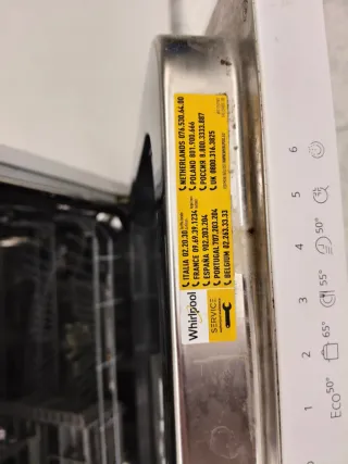 Lavavajillas Integrado Whirlpool