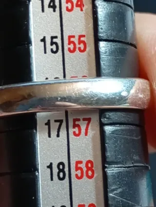 Anillo Plata Ley Luna Gota