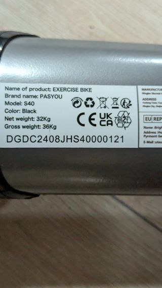 Bicicleta Estática PASYOU S40