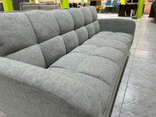 Sofá Cama Gris Acolchado