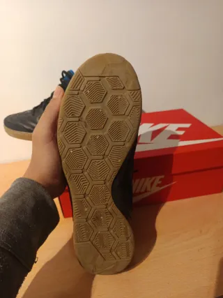 Nike Gato Botines Fútbol Negro/Azul