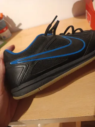 Nike Gato Botines Fútbol Negro/Azul