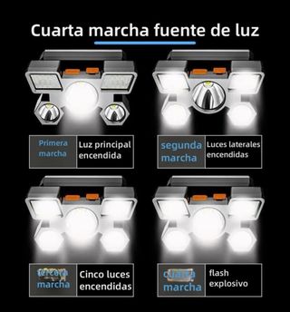 Frontal LED 5 Luces Ajustable