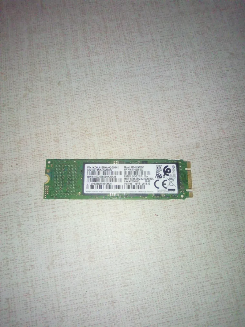 SSD M.2 NVMe 128 GB HP