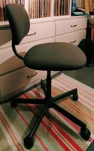 Silla de oficina Bleckberger gris