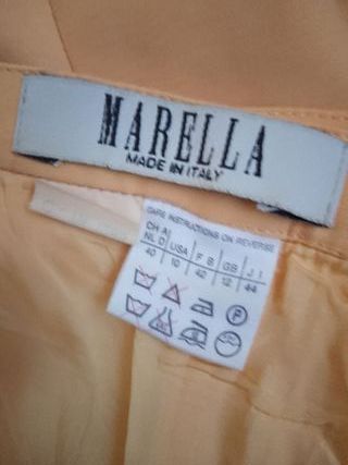 Gonna Vintage Raso Monocolore MARELLA ITALY 40