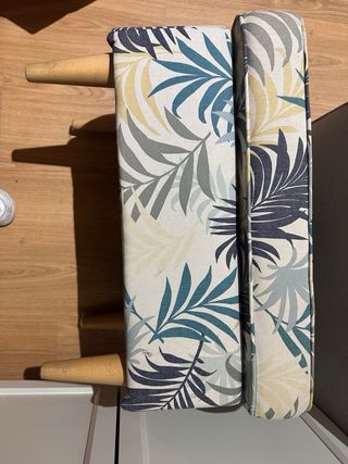 Reposapiés estampado hojas