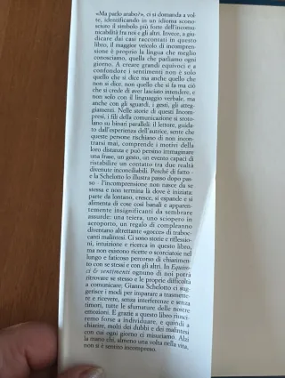 Libro Equivoci e Sentimenti. Copertina rigida.