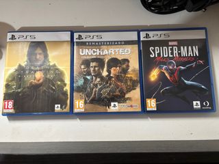 3 Juegos PS5: Death Stranding, Uncharted, Spider-M