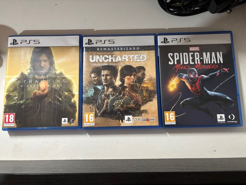 Imagen de 3 Juegos PS5: Death Stranding, Uncharted, Spider-M