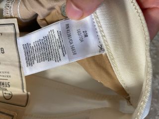 Pantaloni uomo bianchi in cotone riciclato