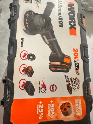 Radial Worx WT807 115mm/20V