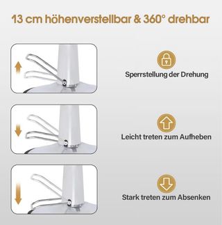 Sillón de barbero negro como nuevo