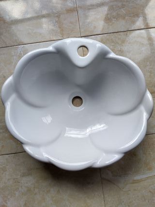 Lavabo sobreponer sin grifo Idevit