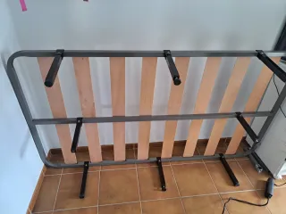 Somier 105x190 Metal y madera