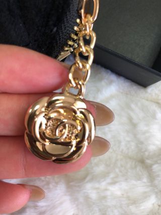 Neceser Chanel Negro Acolchado