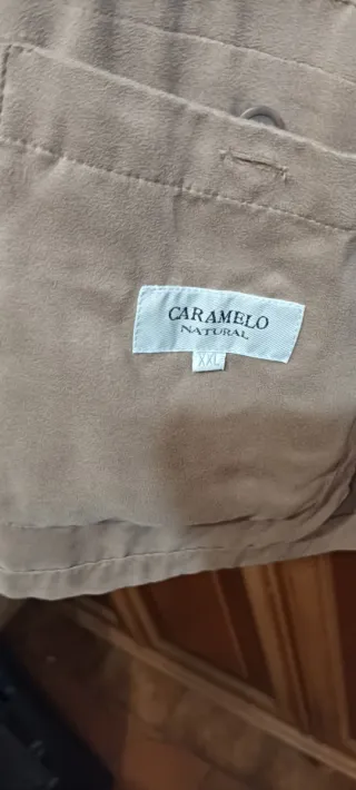 Chaqueta Caramelo Ante Talla XXL