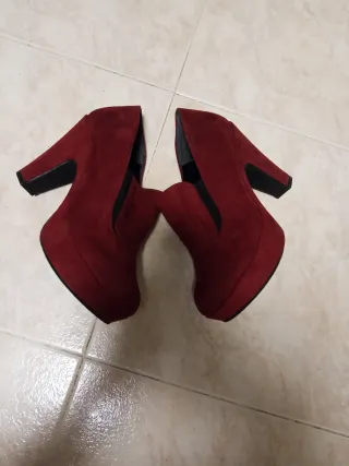 Scarpe Bistro rosse invernali donna