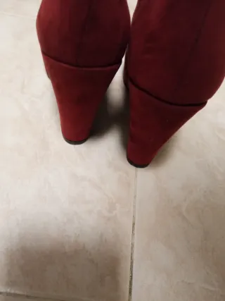 Scarpe Bistro rosse invernali donna