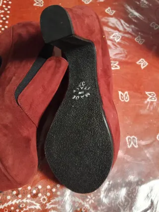 Scarpe Bistro rosse invernali donna