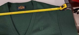 Casaco de malha clássico verde