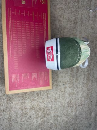 Vans Old Skool Verde y Multicolor Unisex Nuevas