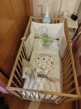 Cuna IKEA con colchón